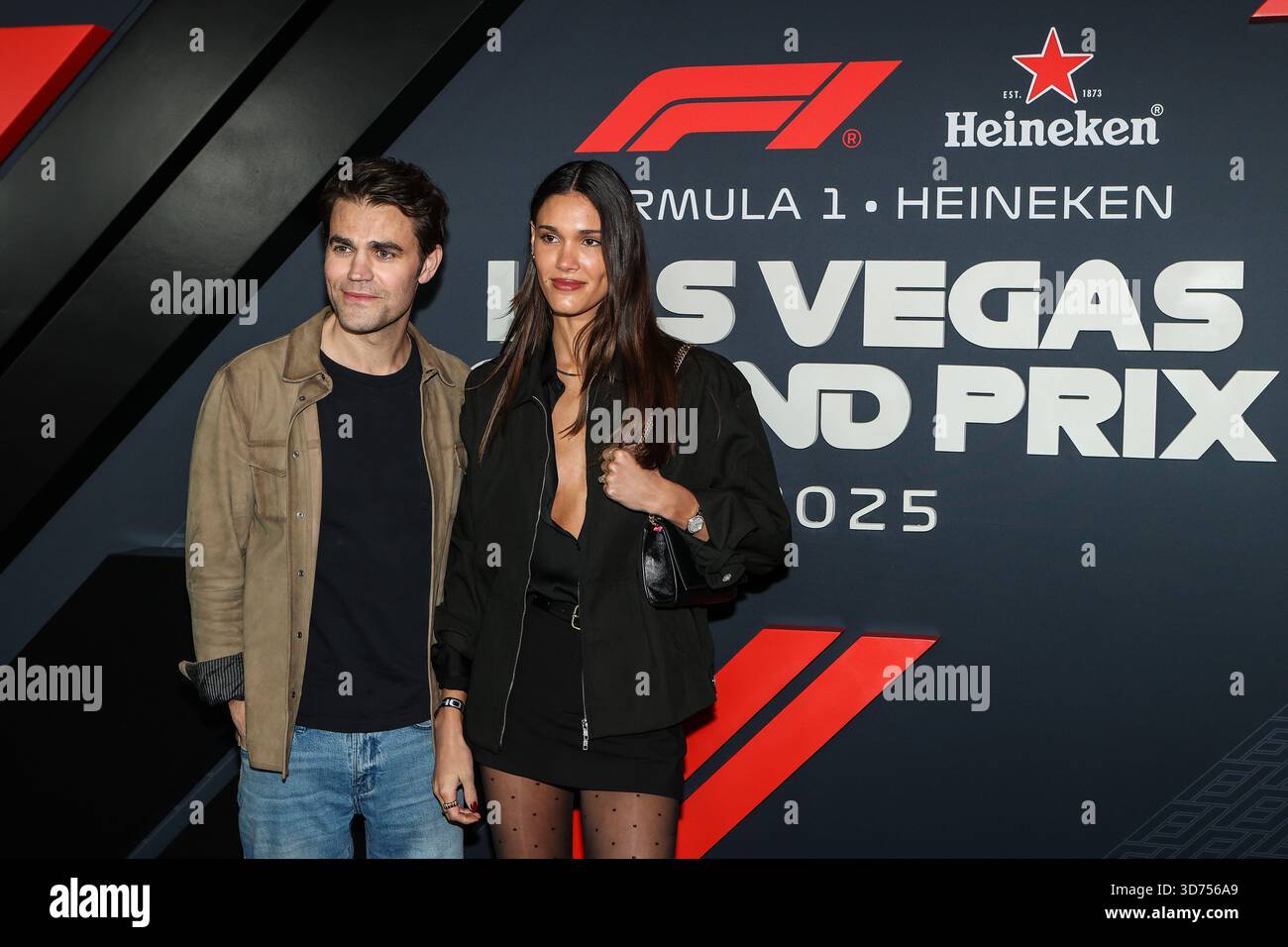 Paddock Actor November 22, 2025: Actor Paul Wesley and wife Natalie Kuckenburg pose ...