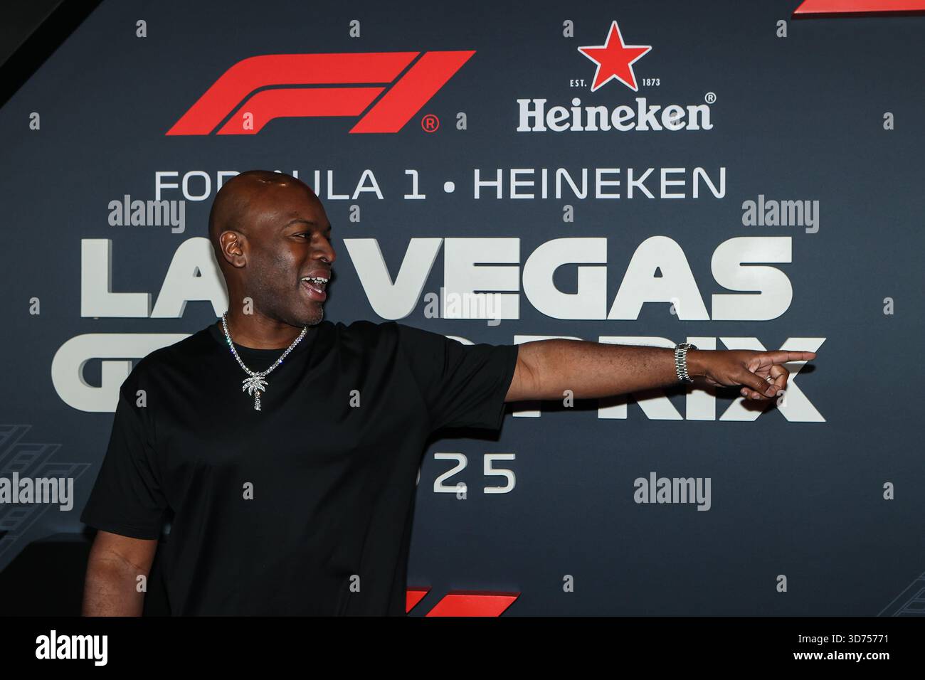Paddock Actor November 22, 2025: Actor Corey Gamble on the red carpet at the F1 ...