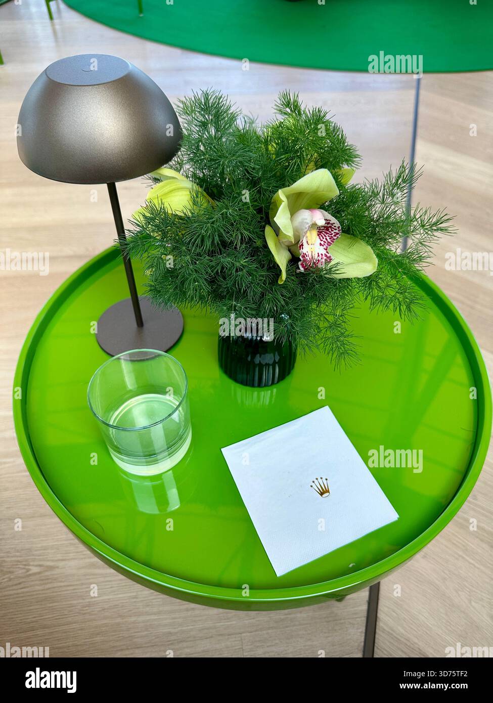 Dubai Watch week 2025 Rolex - Smartphone Captured Stock Image