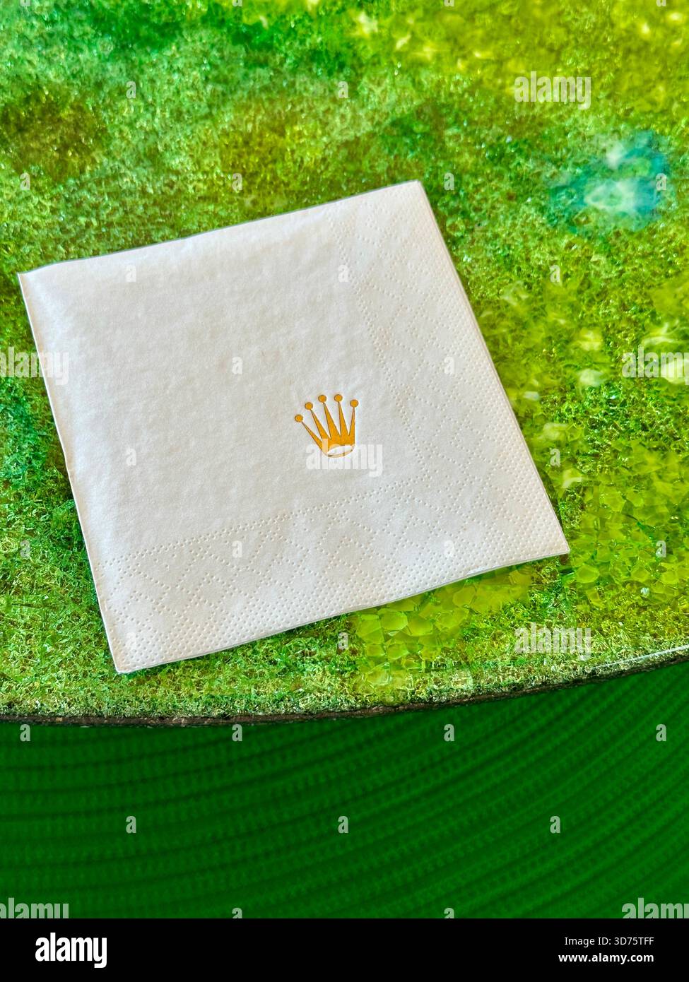 Dubai Watch week 2025 Rolex - Smartphone Captured Stock Image