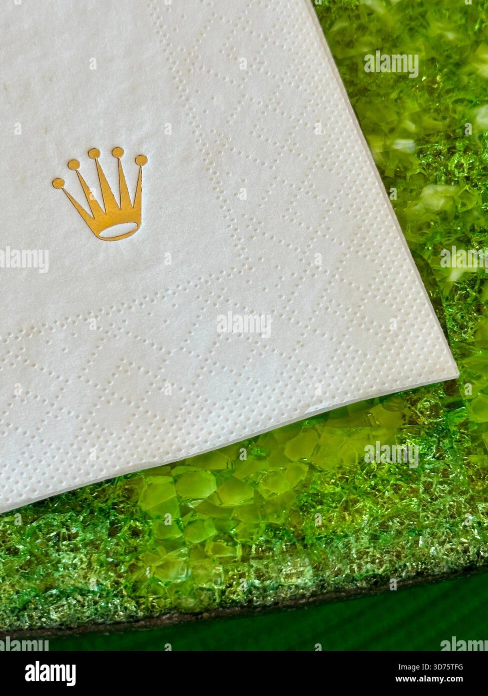 Dubai Watch week 2025 Rolex - Smartphone Captured Stock Image