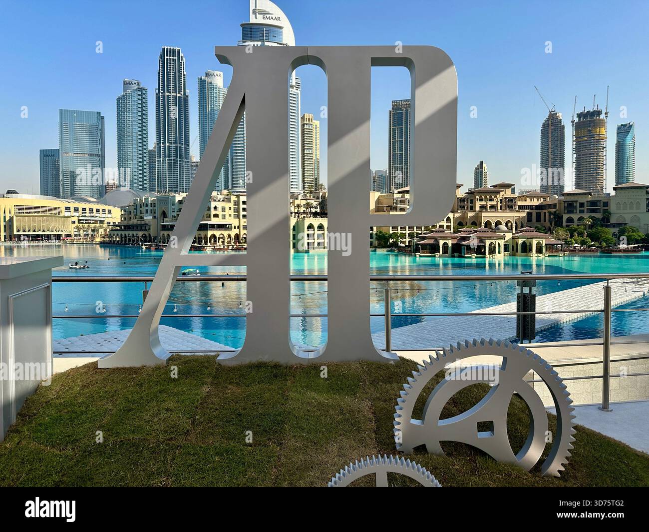 Dubai Watch week 2025 - Smartphone Captured Stock Image