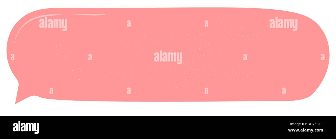 Pink Hand Drawn Organic Sticker Box Stock Vector