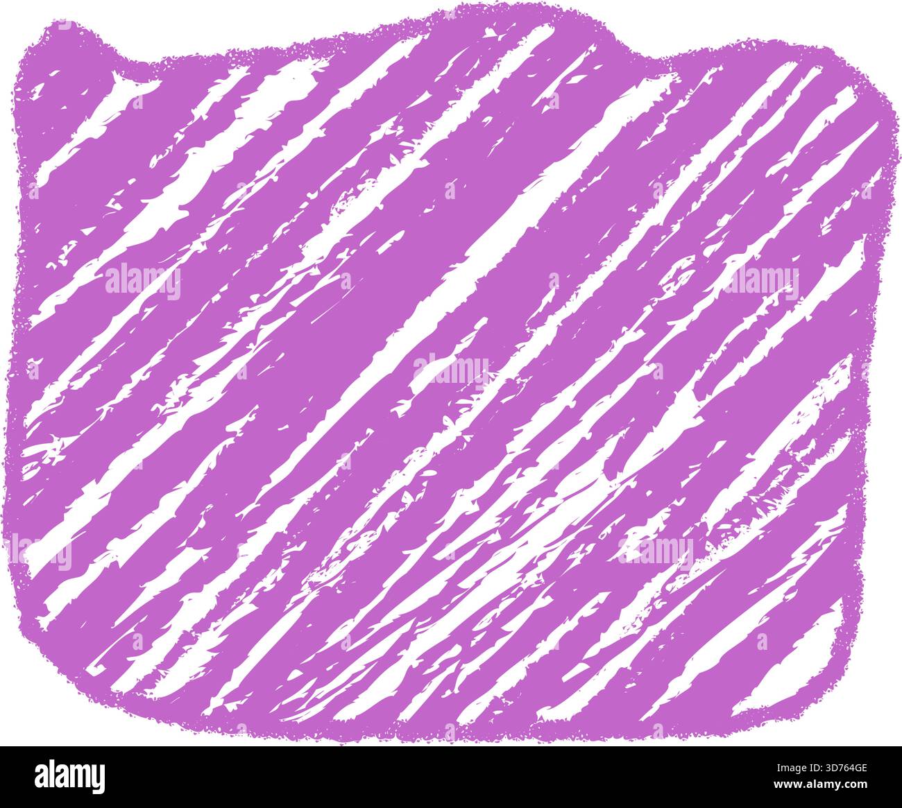 Organic Wavy Chalk Scribble Textbox Frame Stock Vector