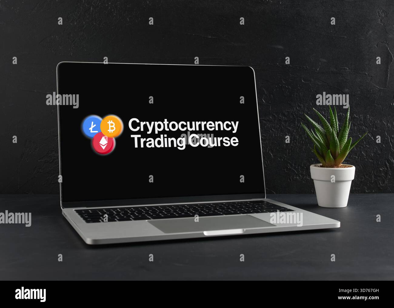 Advertisement for Bitcoin / cryptocurrency exchange on a platform in Madrid,  Spain Stock Photo - Alamy