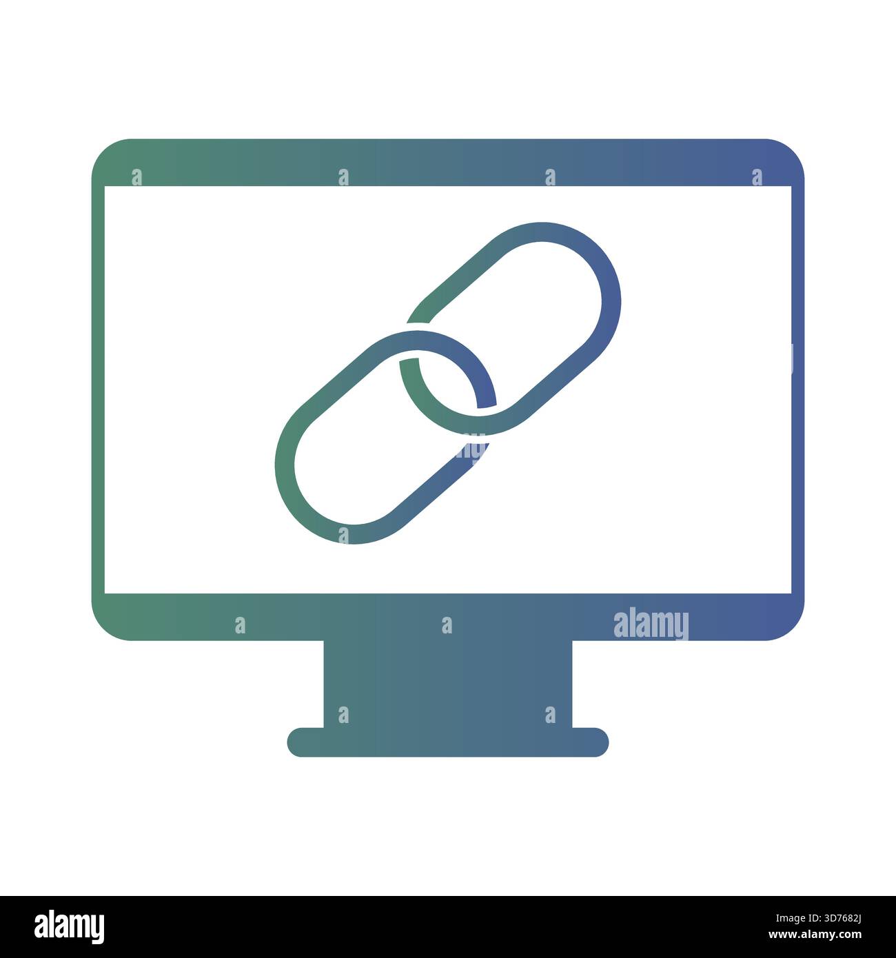 Attach computer screen Stock Vector Images - Alamy