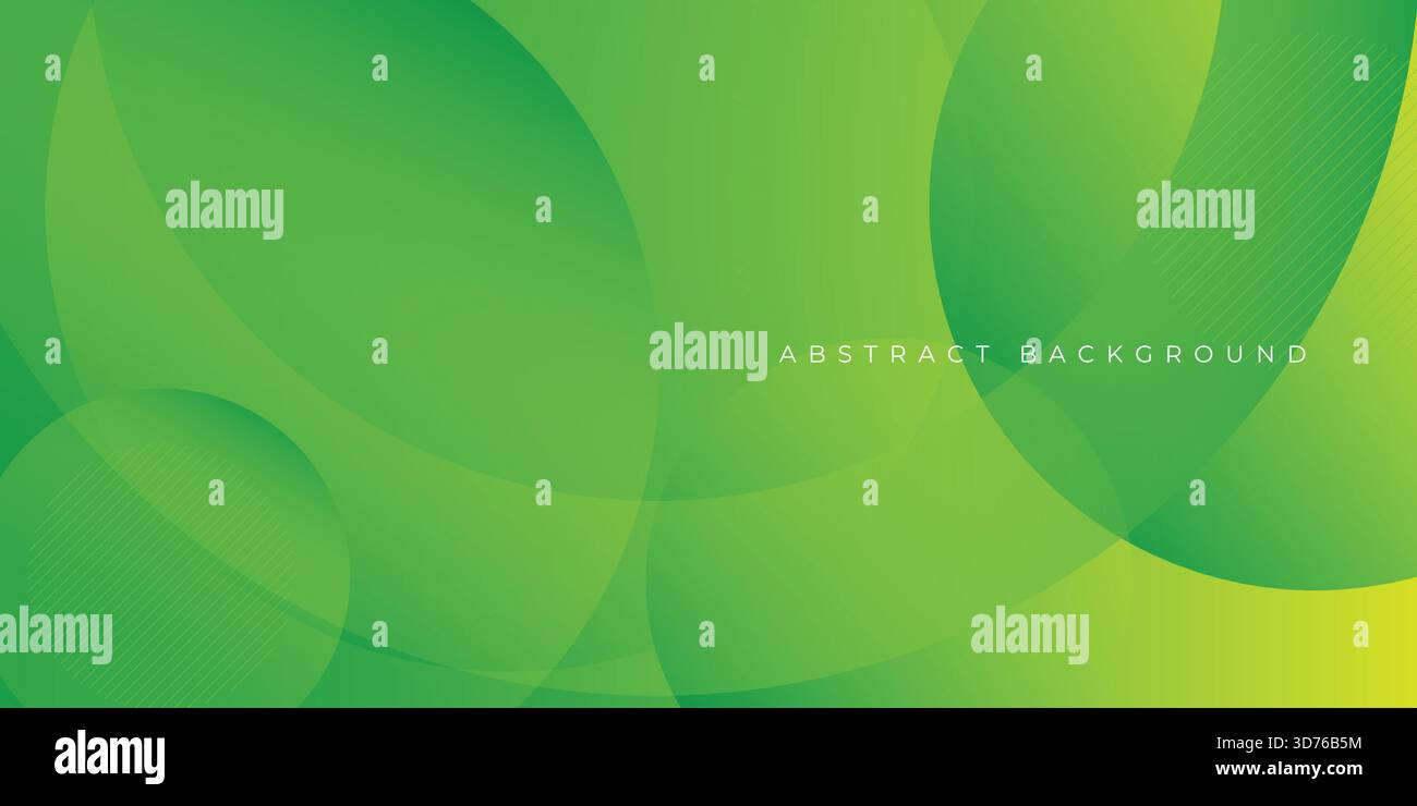 green abstract background. Dynamic shapes composition. Eps10 vector Stock Vector