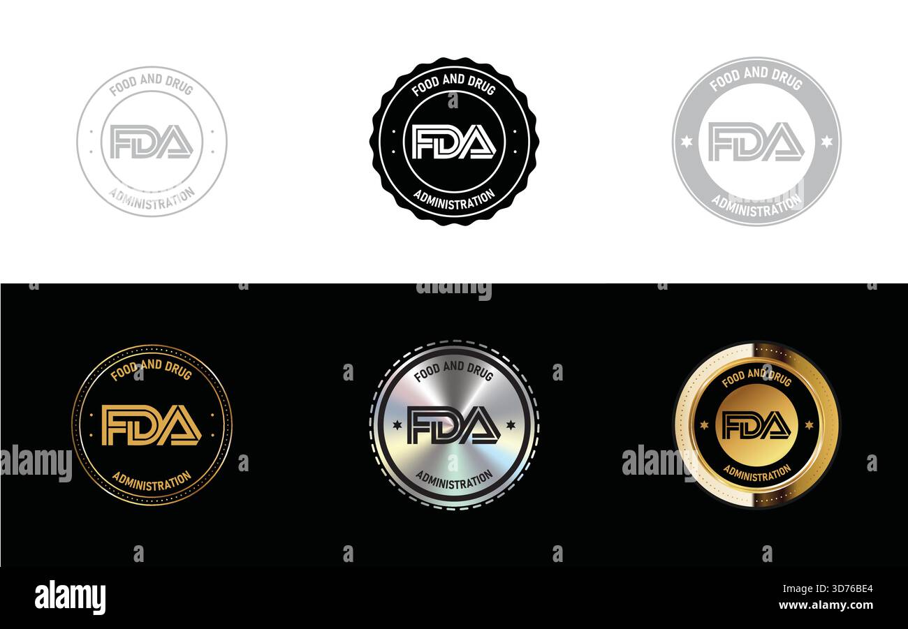 Food and Drug Administration (FDA) Badge – FDA Approved Certification ...