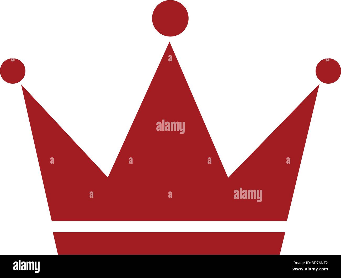 Royal crown icon isolated on white background Stock Vector