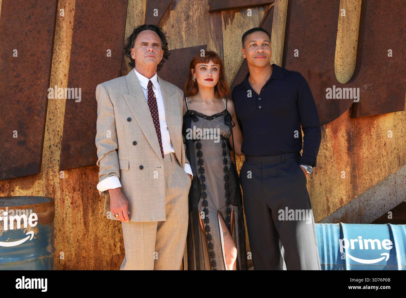 November 24, 2025: WALTON GOGGINS, ELLA PURNELL and AARON MOTEN attend ...