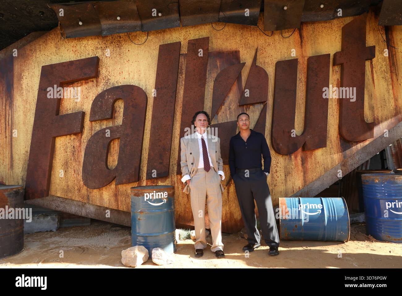 November 24, 2025: WALTON GOGGINS and AARON MOTEN attend the ''Fallout ...