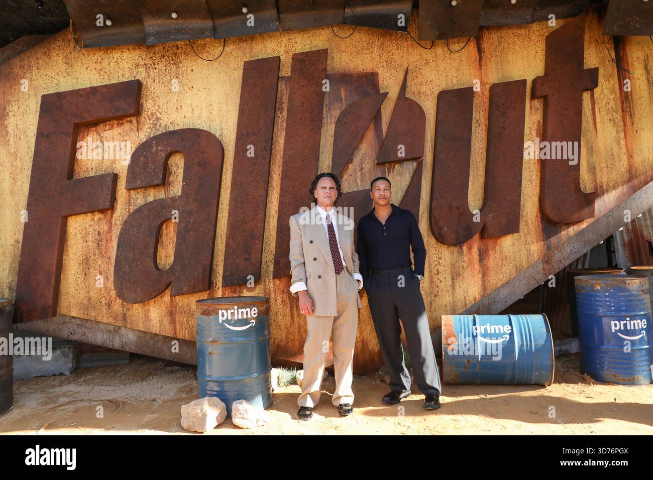 November 24, 2025: WALTON GOGGINS and AARON MOTEN attend the ''Fallout ...