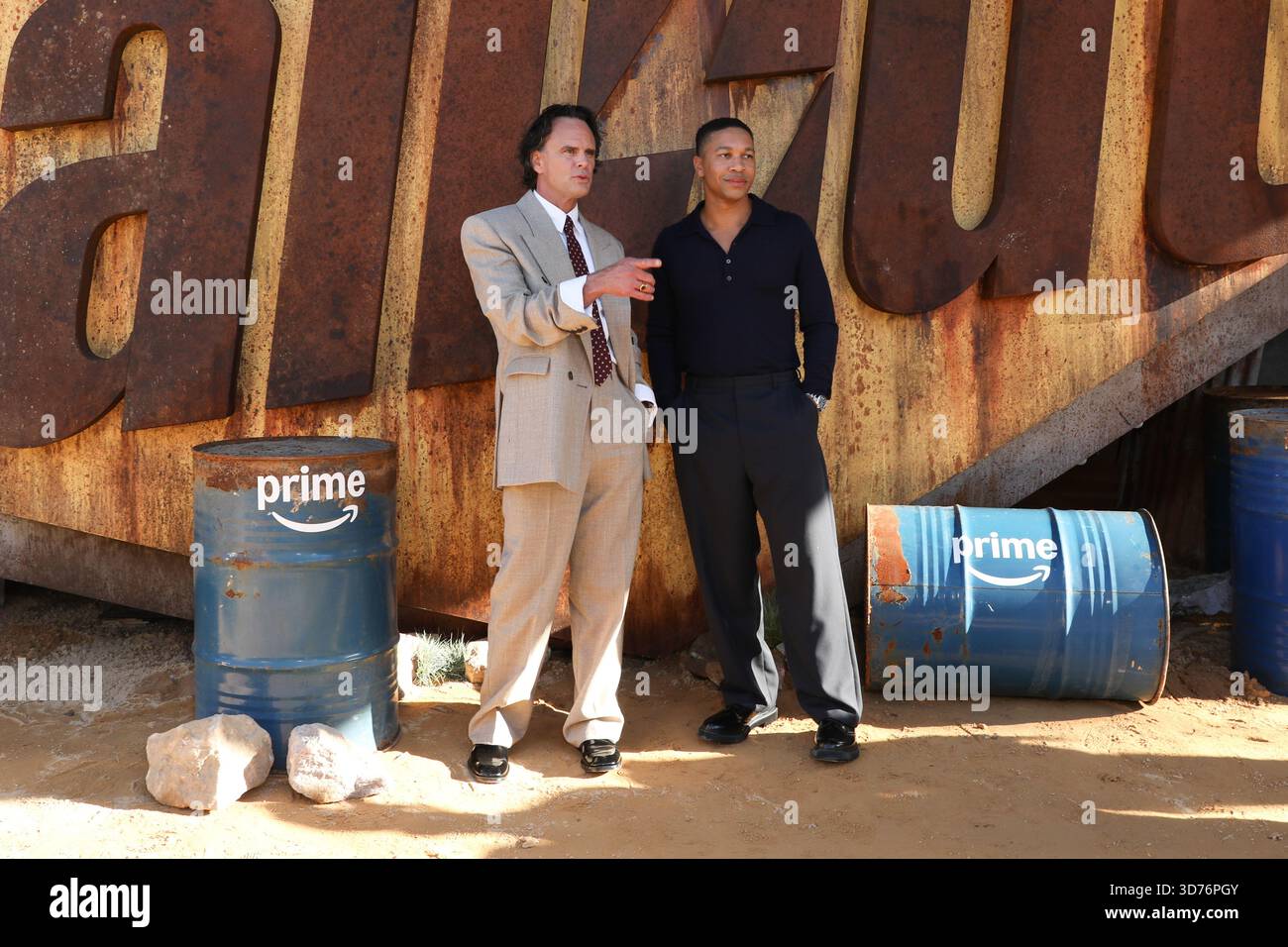 November 24, 2025: WALTON GOGGINS and AARON MOTEN attend the ''Fallout ...