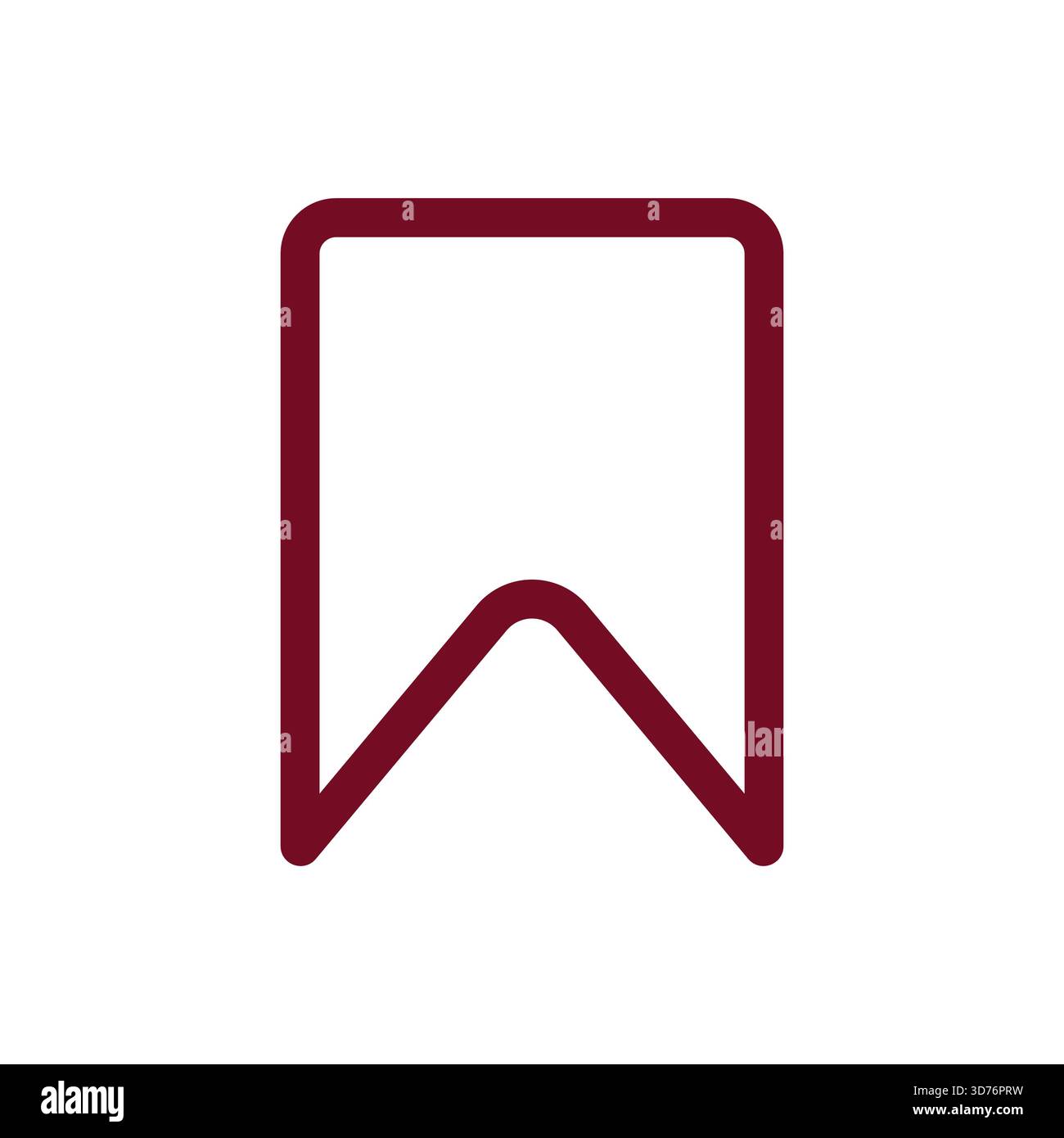 Bookmark ribbon icon vector simple save page marker symbol Stock Vector