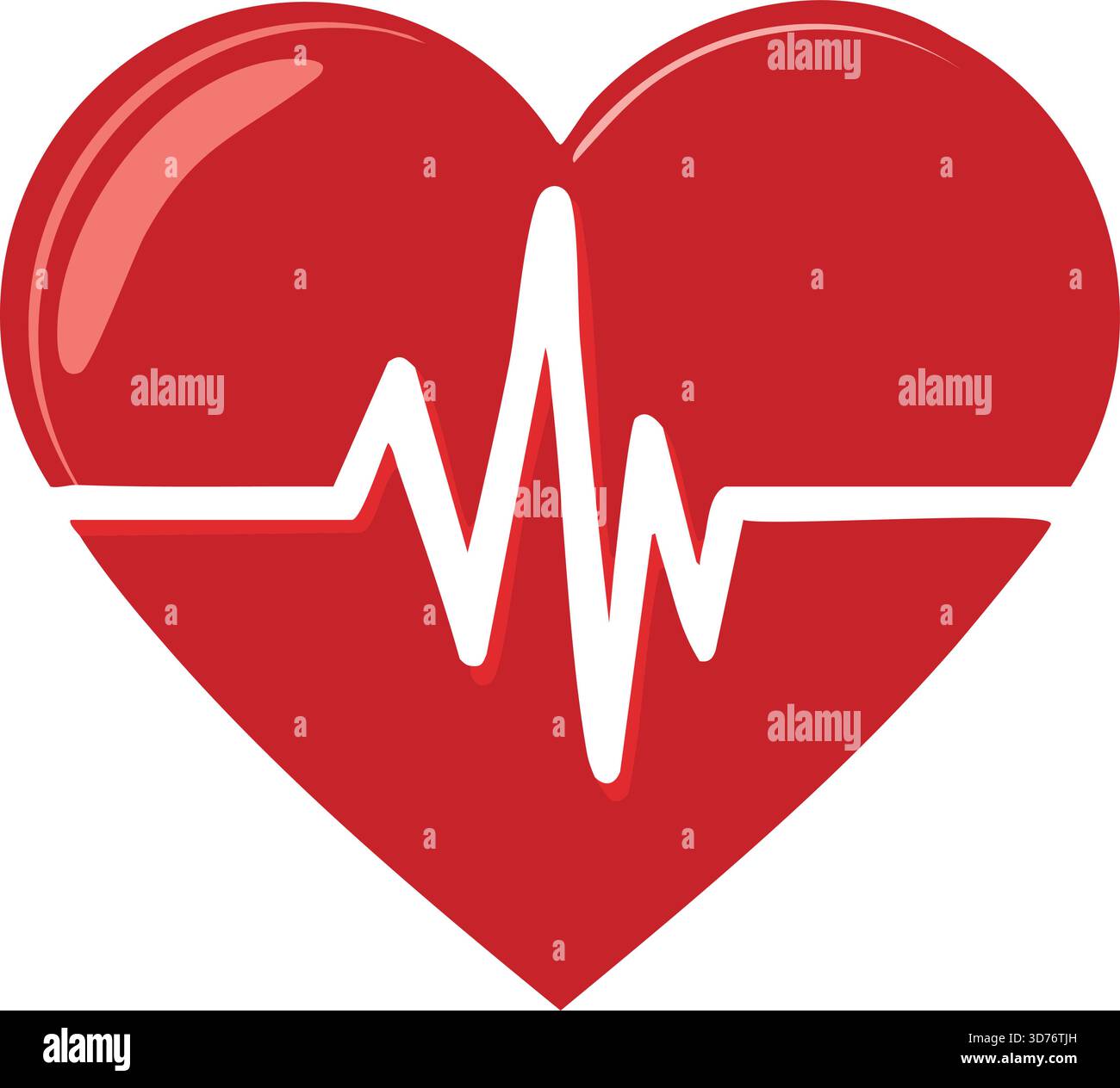 Ecg pulse Stock Vector Images - Alamy