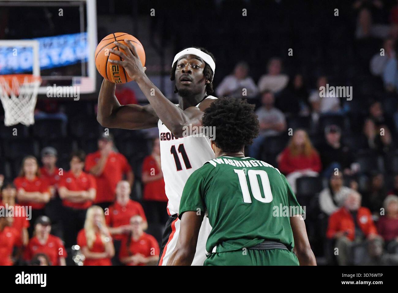 ATHENS, GA - NOVEMBER 17: Forward Dylan James #11 of the Georgia ...