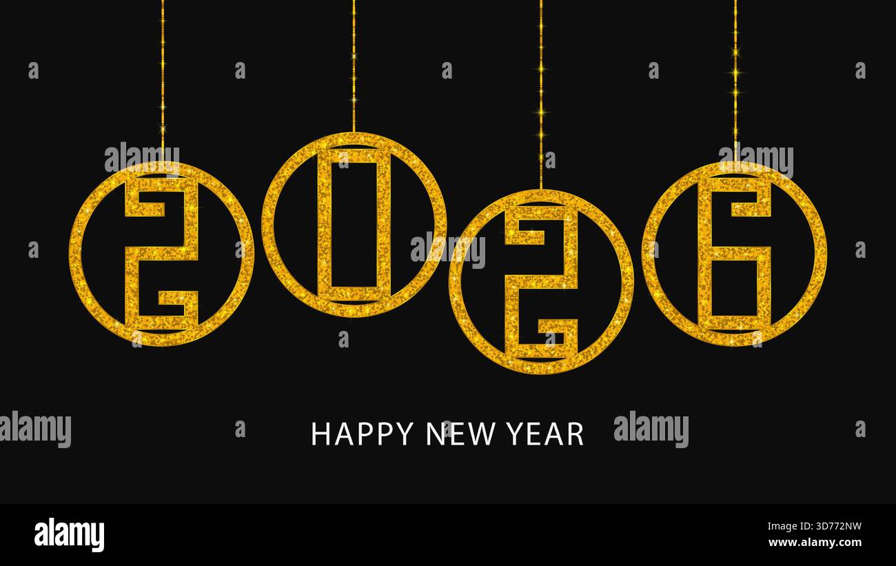 Gold 2026 vector vectors hi-res stock photography and images - Alamy