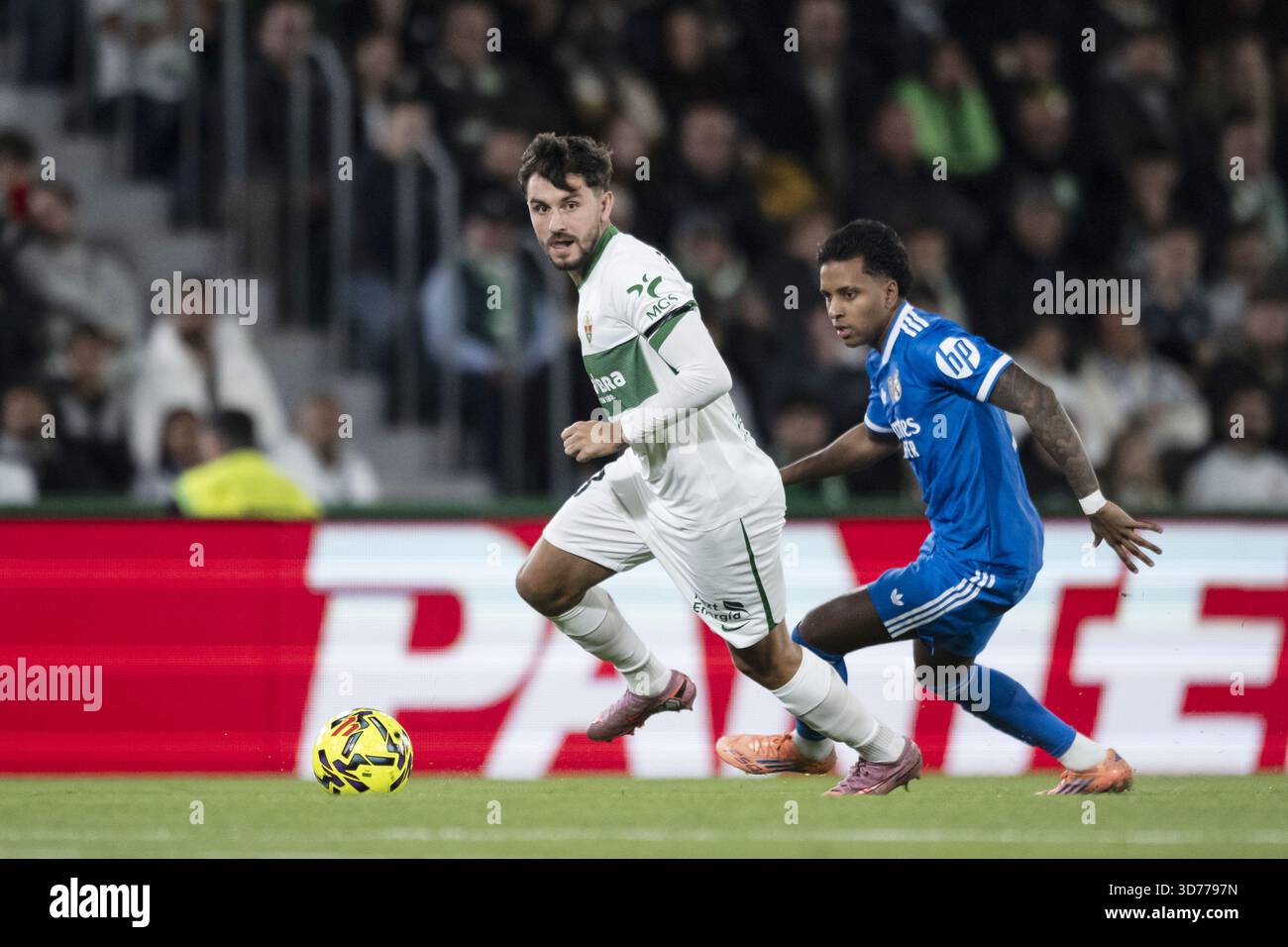 Victor Chust of Elche during the Spanish championship LaLiga football ...