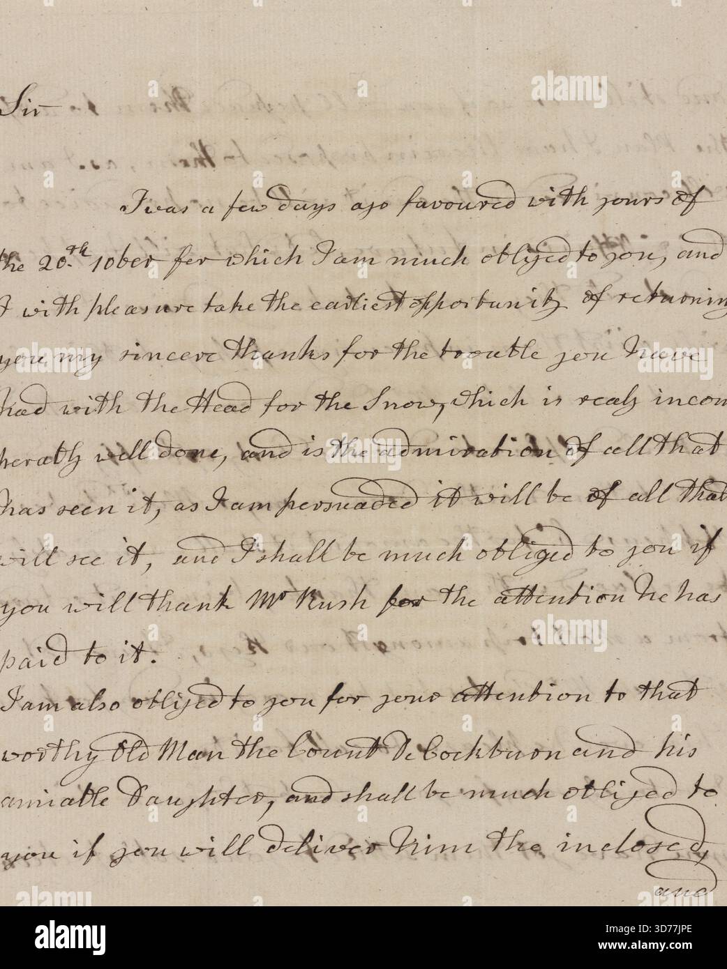 Letter dated April 1, 1795, from Nassau, New Providence. The letter is ...