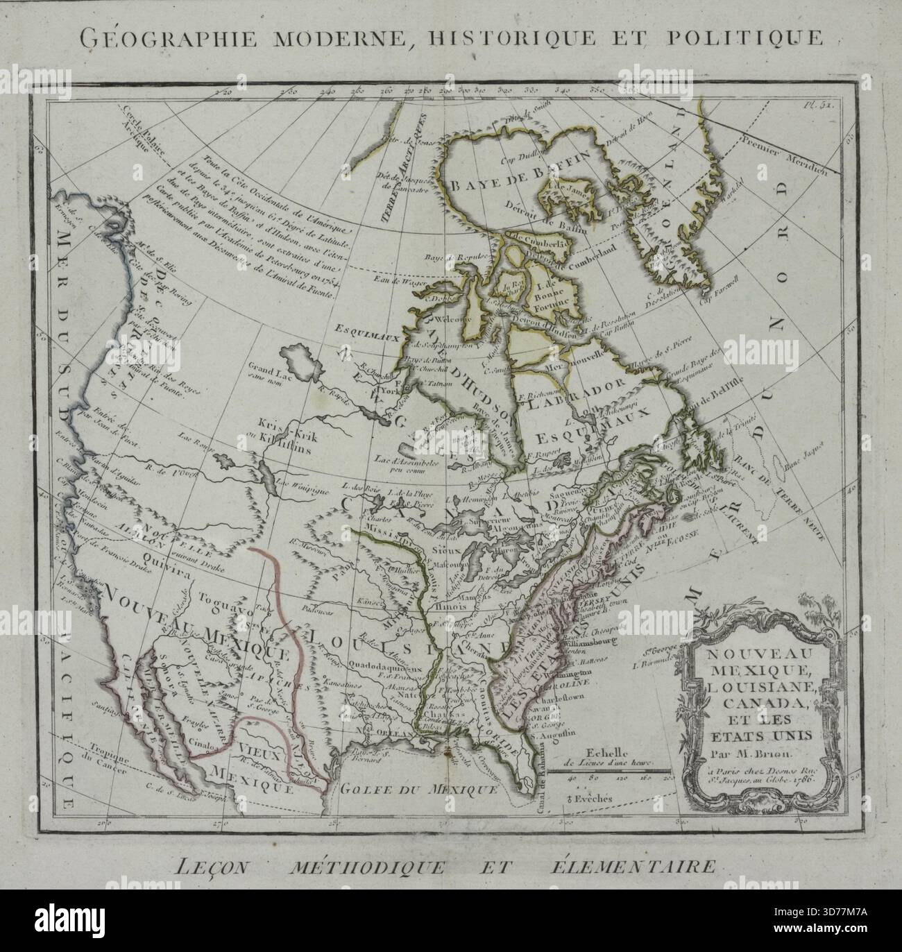 Map of united states 1786 hi-res stock photography and images - Alamy