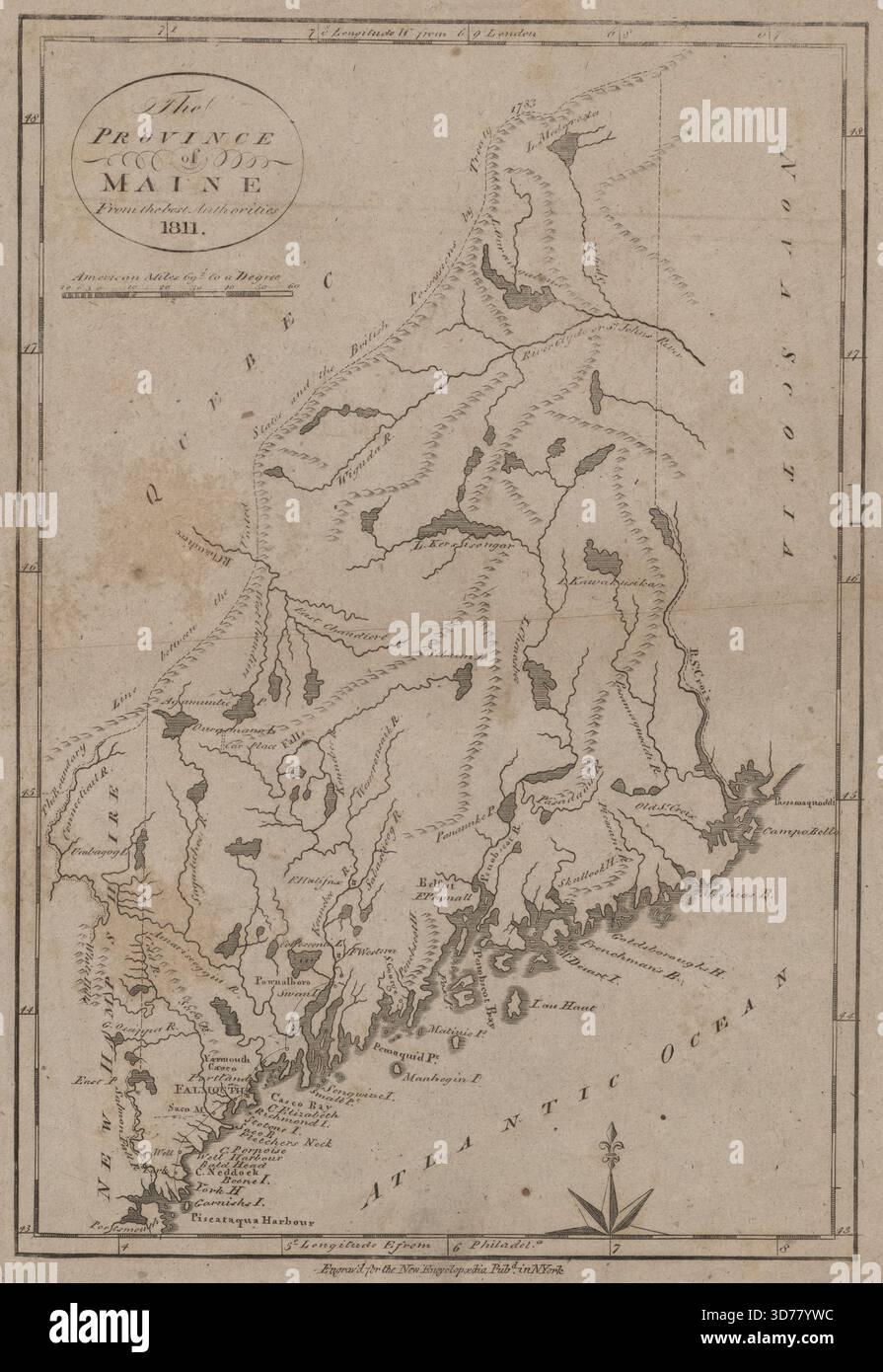 1811 map new york hi-res stock photography and images - Alamy