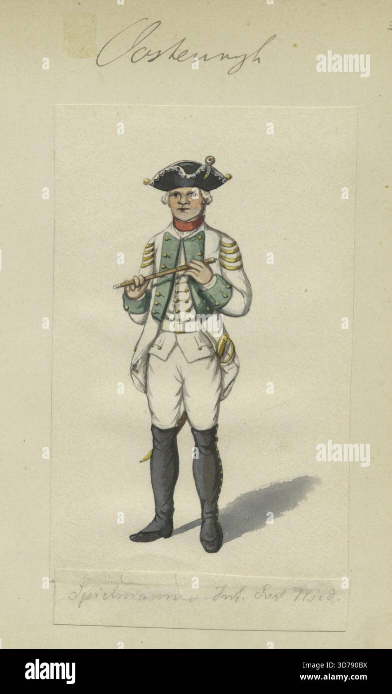 Military uniforms from the Infanterie Regiment Wied, created 