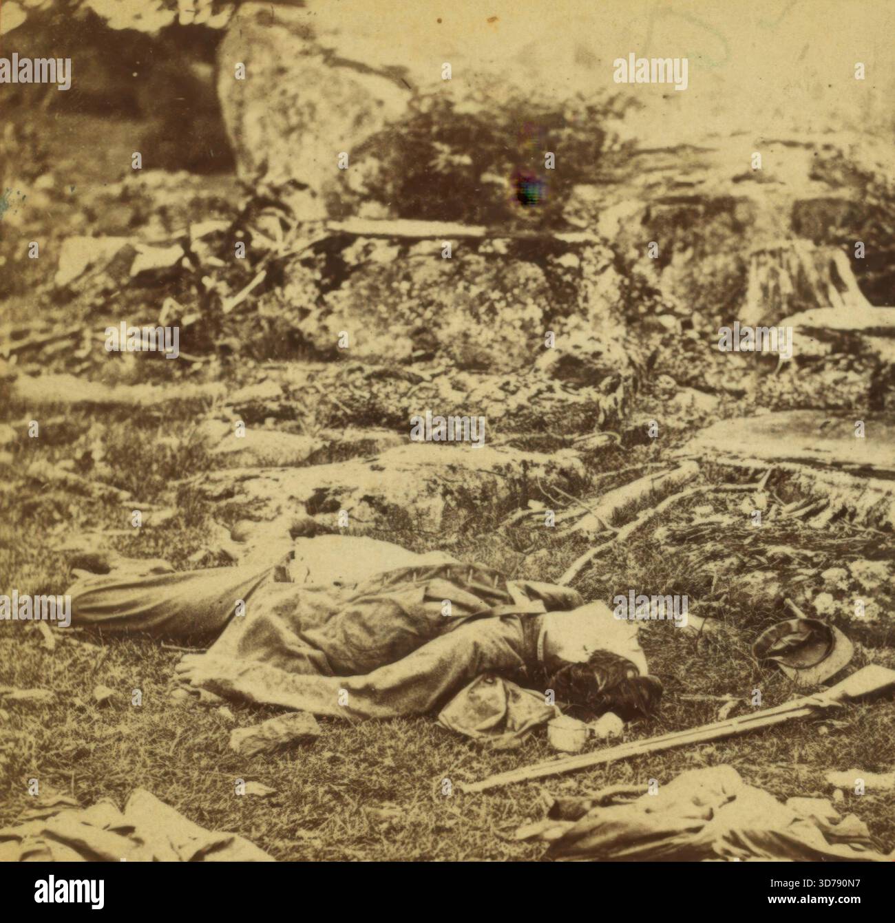 Little round top devils den gettysburg pennsylvania united civil war hi ...