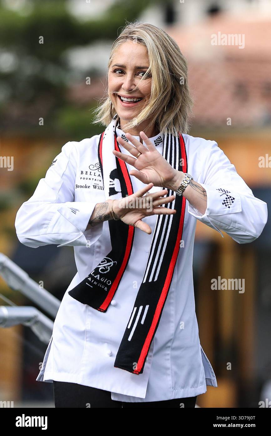 November 22, 2025: Chef Brooke Williamson is introduced at the Bellagio ...