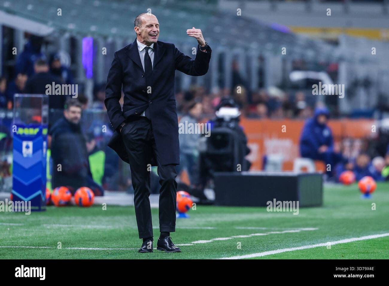 Massimiliano Allegri Head Coach of AC Milan reacts during Serie A 2025/ ...