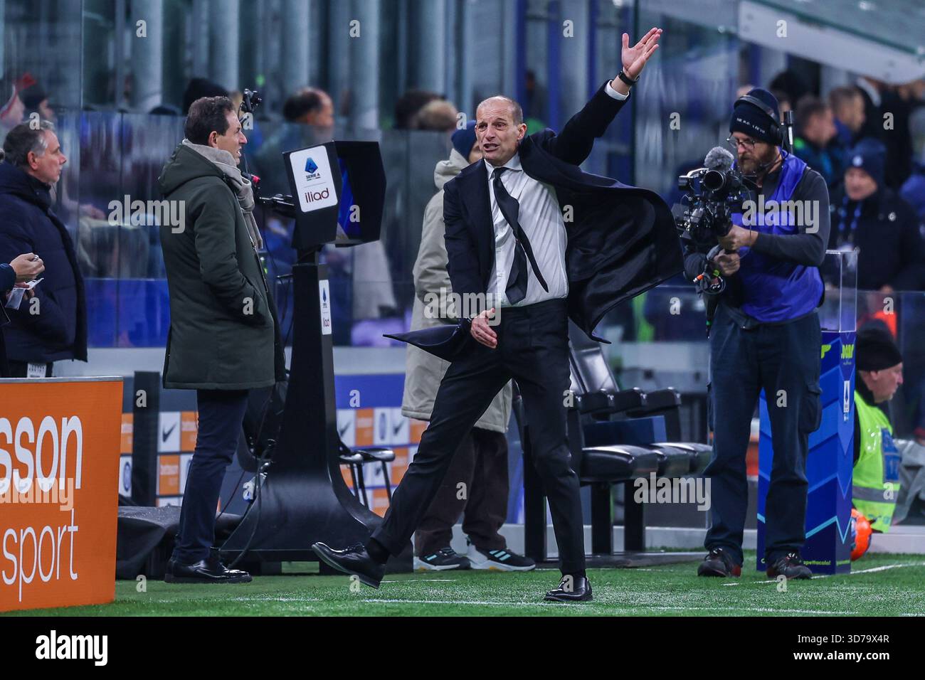 Massimiliano Allegri Head Coach of AC Milan reacts during Serie A 2025/ ...