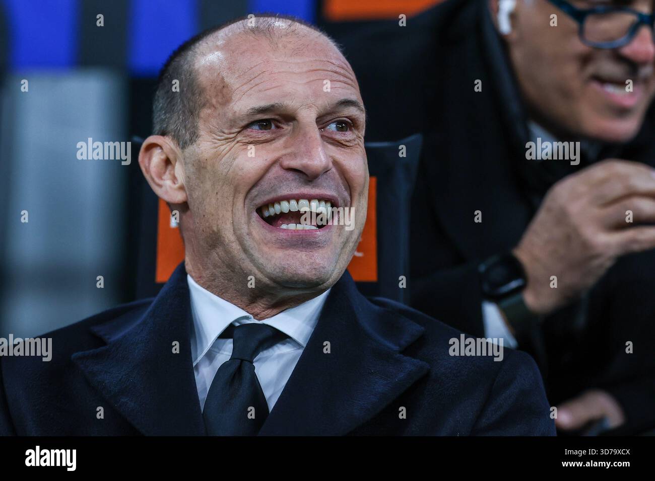 Massimiliano Allegri Head Coach of AC Milan looks on during Serie A ...