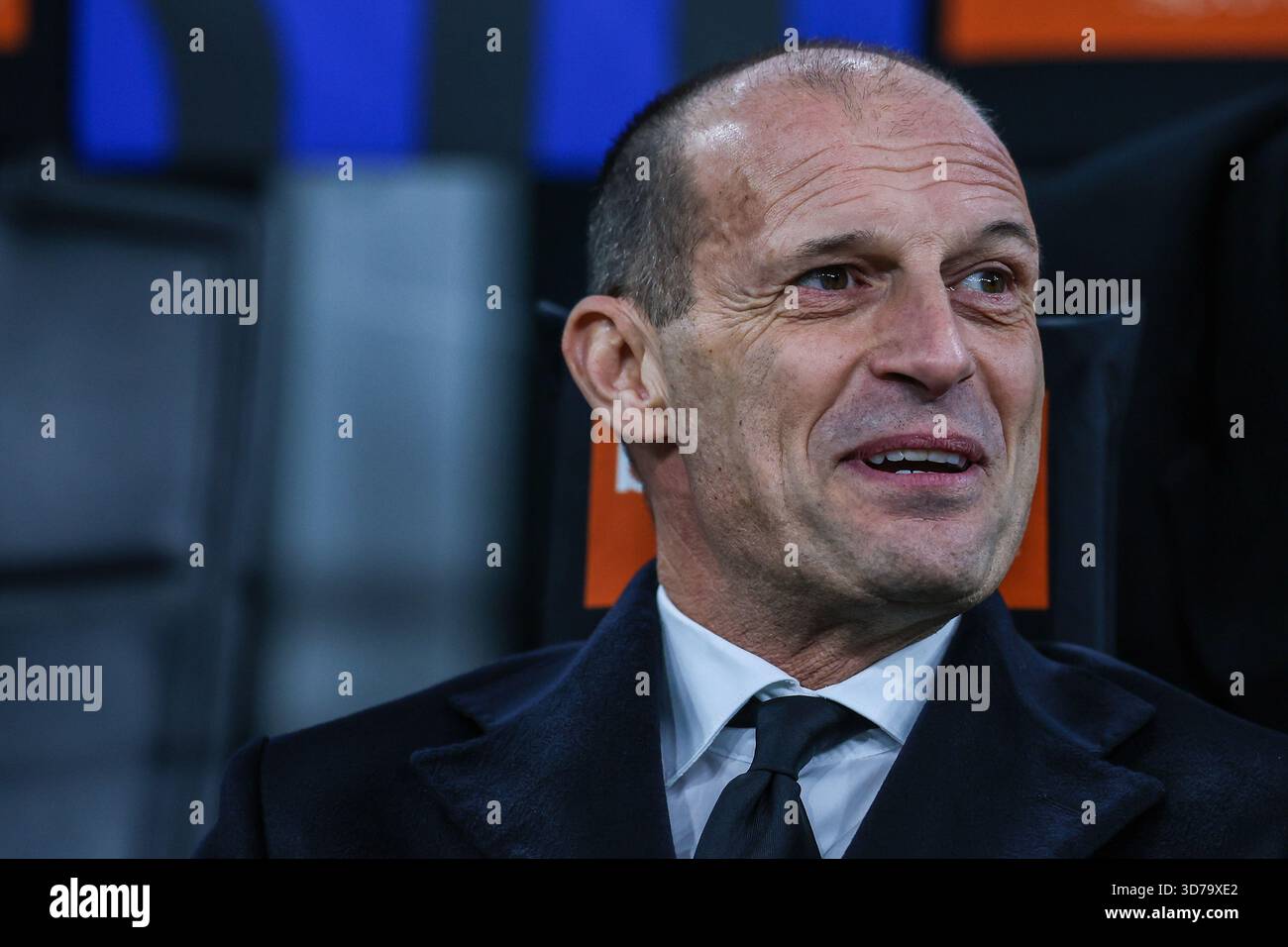 Massimiliano Allegri Head Coach of AC Milan looks on during Serie A ...