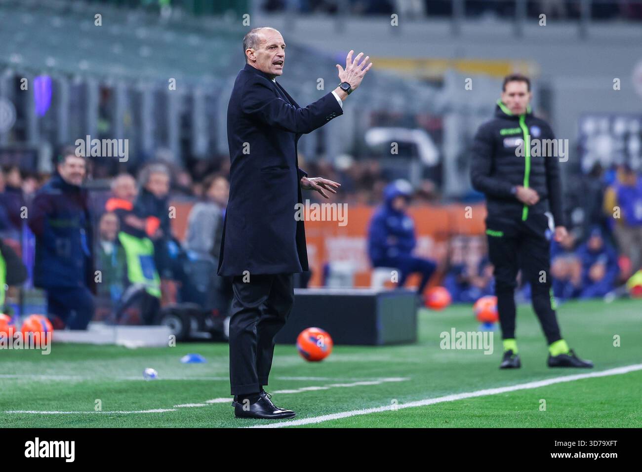 Massimiliano Allegri Head Coach of AC Milan gestures during Serie A ...