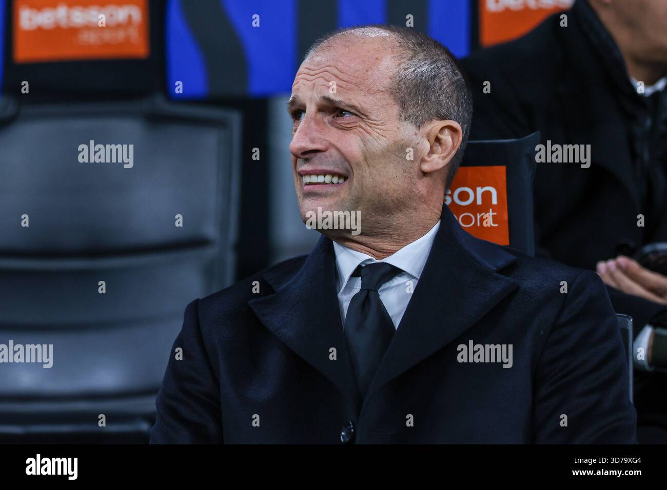 Massimiliano Allegri Head Coach of AC Milan looks on during Serie A ...