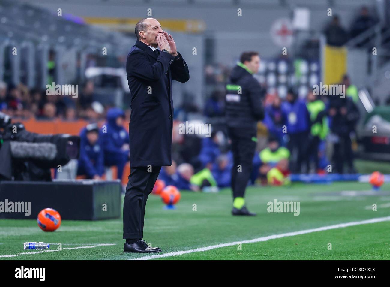 Massimiliano Allegri Head Coach of AC Milan gestures during Serie A ...