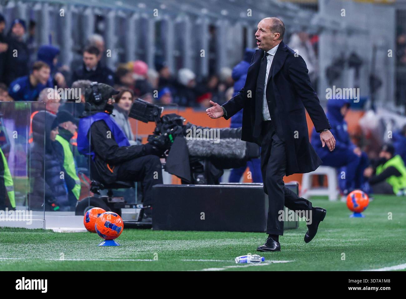 Massimiliano Allegri Head Coach of AC Milan reacts during Serie A 2025/ ...