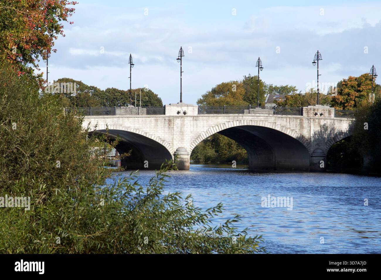 the bann bridge over the river bann portadown county armagh northern ireland uk Stock Photo