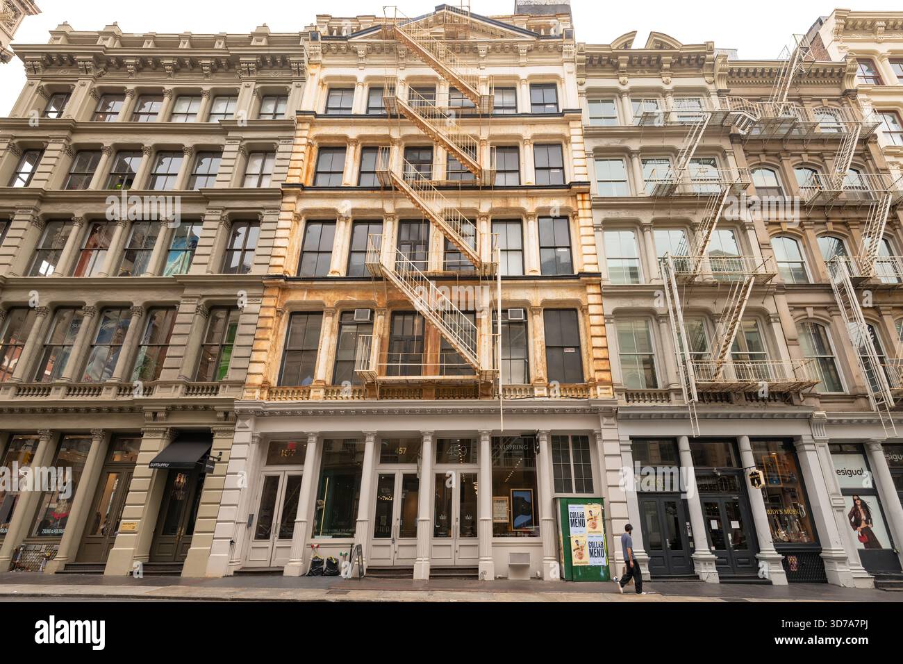New York City, NY, United States: Classic nineteenth century architecture in Soho. Stock Photo