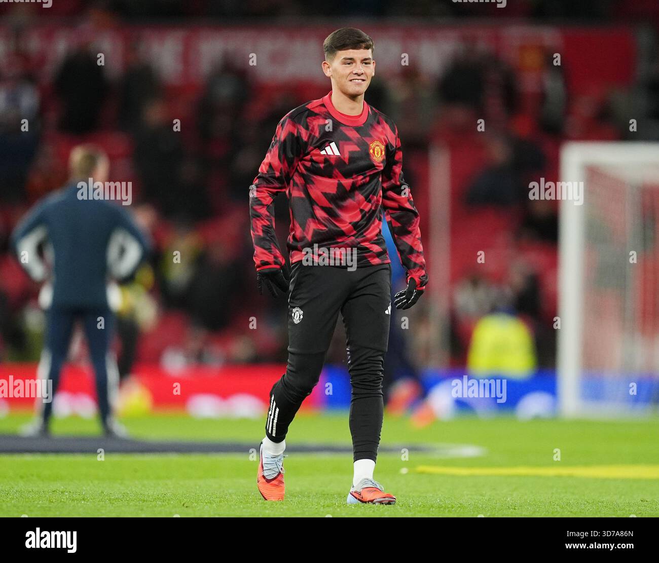 Manchester United s Shea Lacey Warms Up Before The Premier League Match Manchester United s Shea Lacey Warms Up Before The Premier League Match