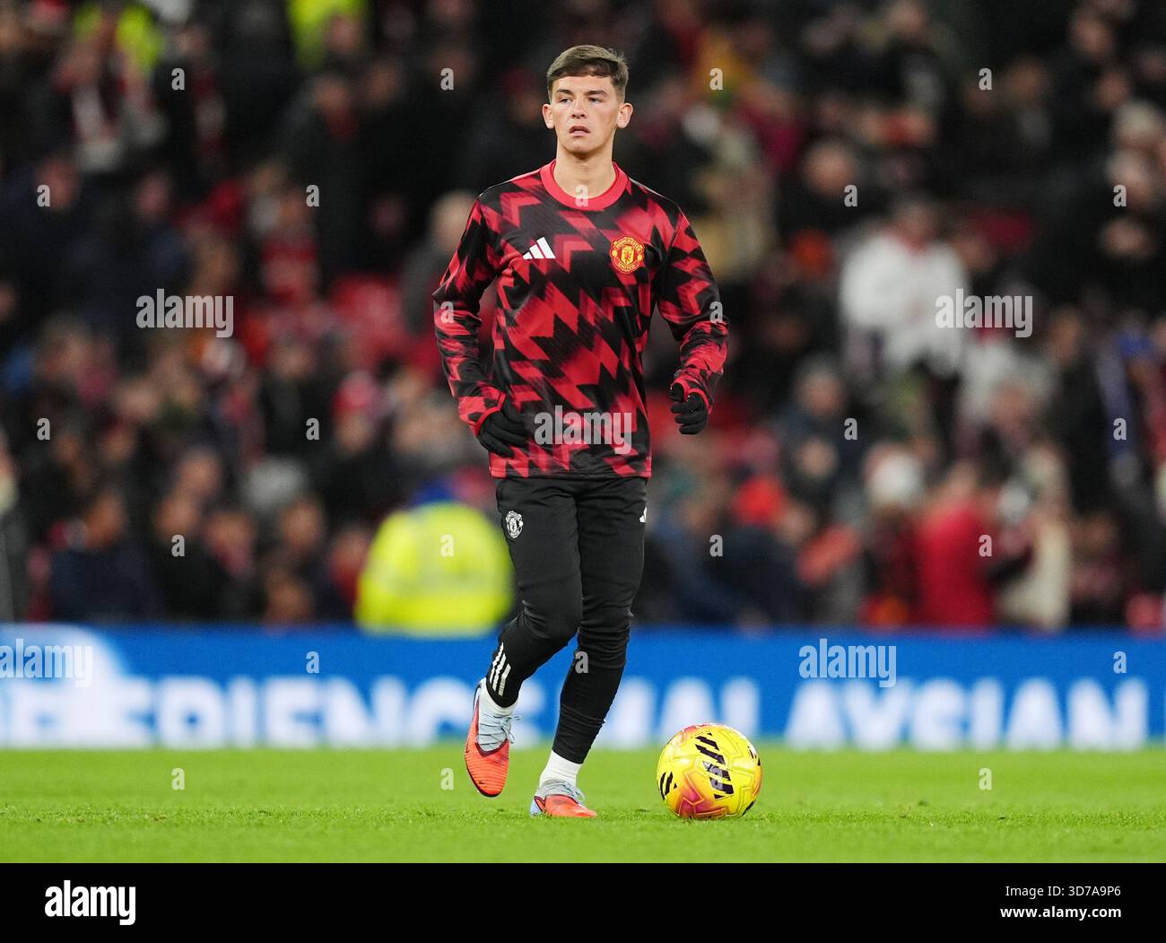 Manchester United s Shea Lacey Warms Up Before The Premier League Match Manchester United s Shea Lacey Warms Up Before The Premier League Match
