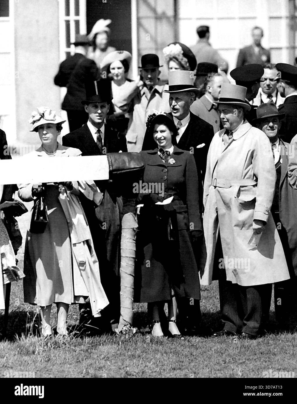 Queen elizabeth 1949 queen elizabeth Black and White Stock Photos