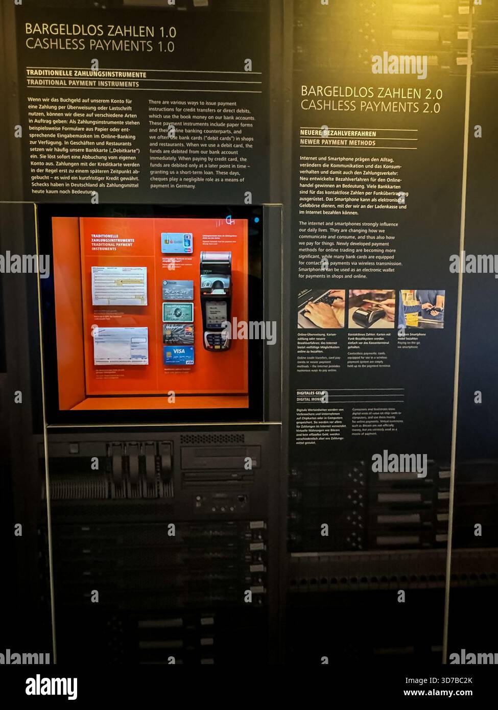 Exhibits on monetary policy at the Geldmuseum of the Deutsche ...