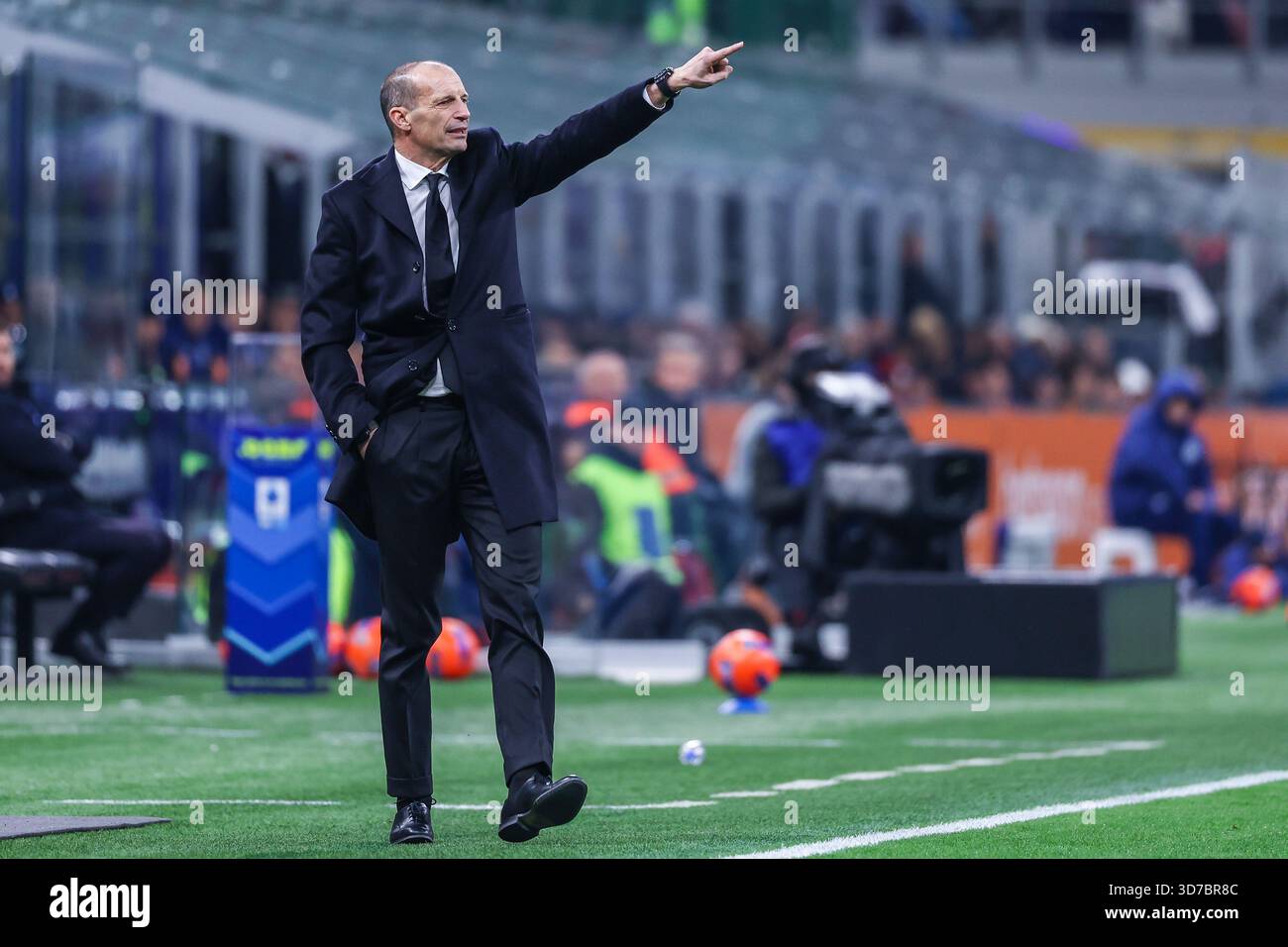 Massimiliano Allegri Head Coach of AC Milan gestures during Serie A ...