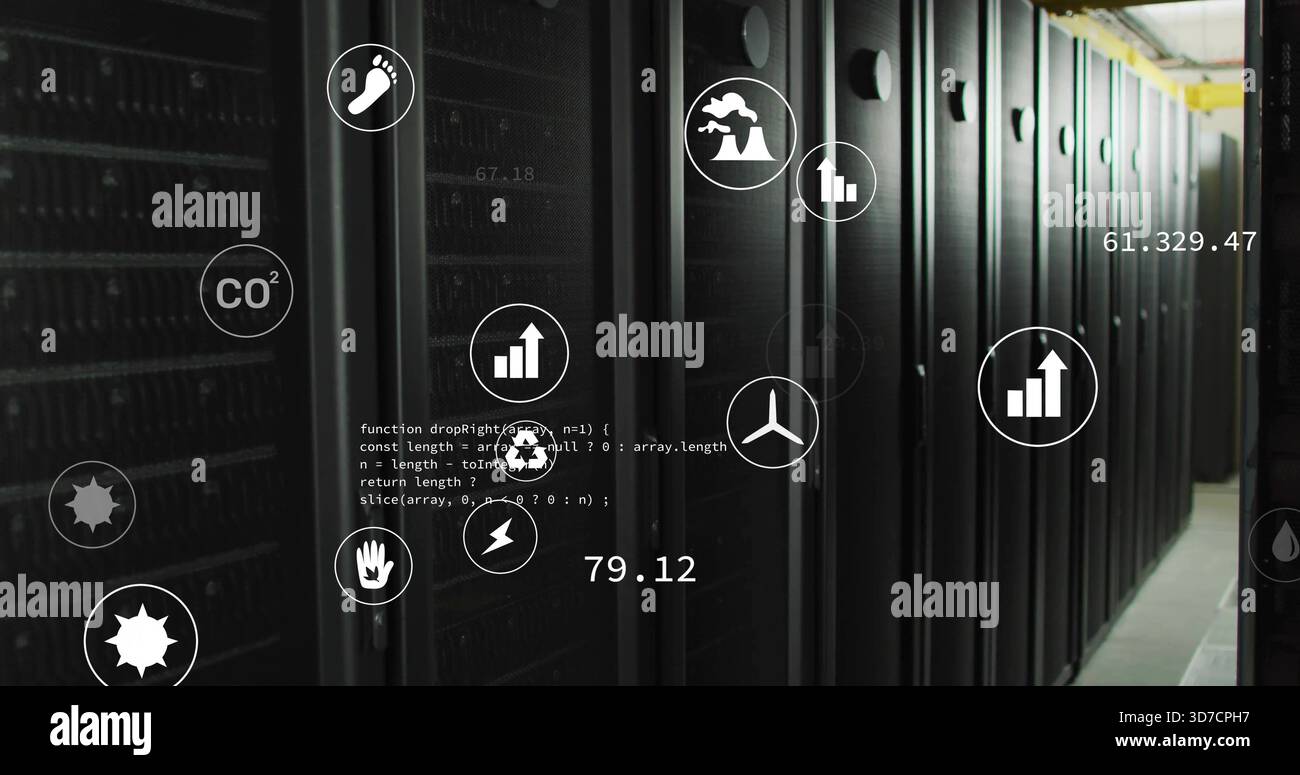 Displaying server aisle in hi-res stock photography and images - Alamy