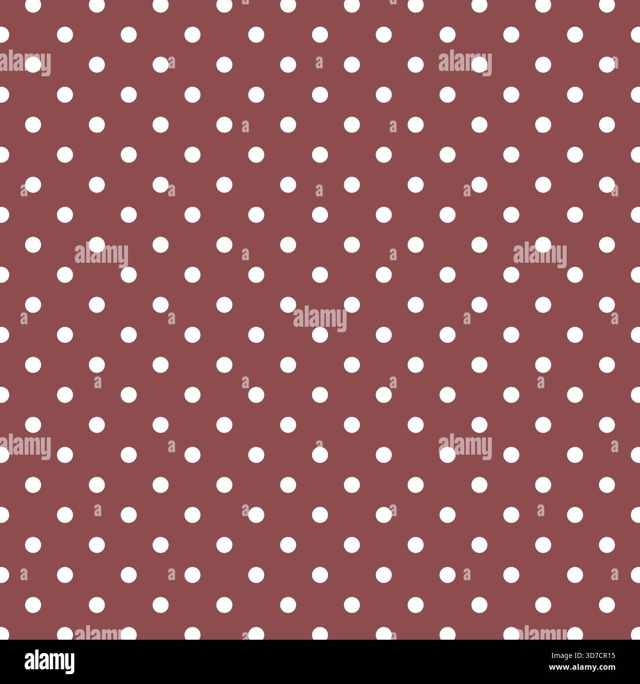 Brown White Polka Dot Pattern Background Vector Illustration Stock Vector