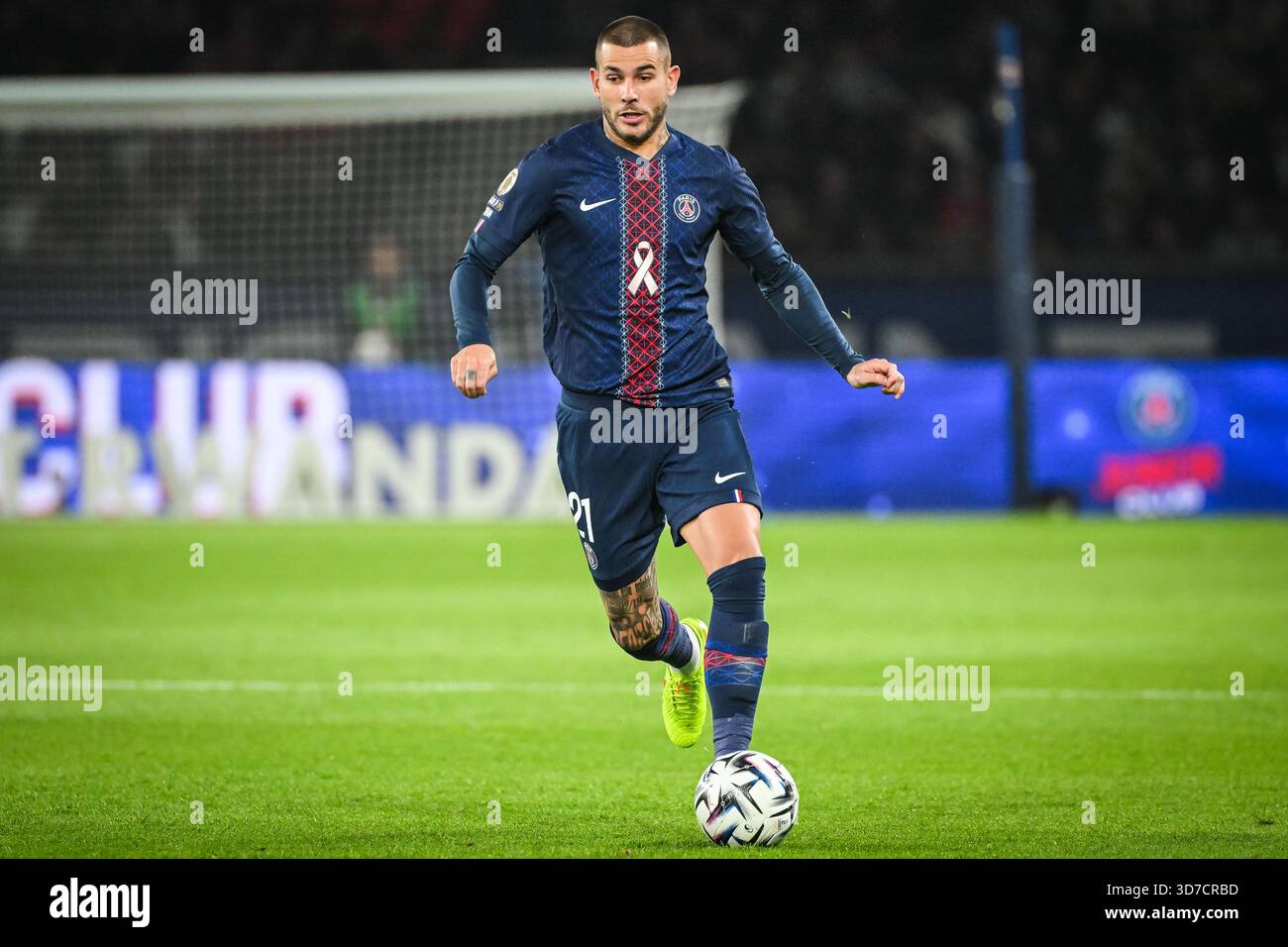 Flocage Officiel PSG Third 2023-2024 - L.HERNANDEZ N°21 - Vendeur Pro