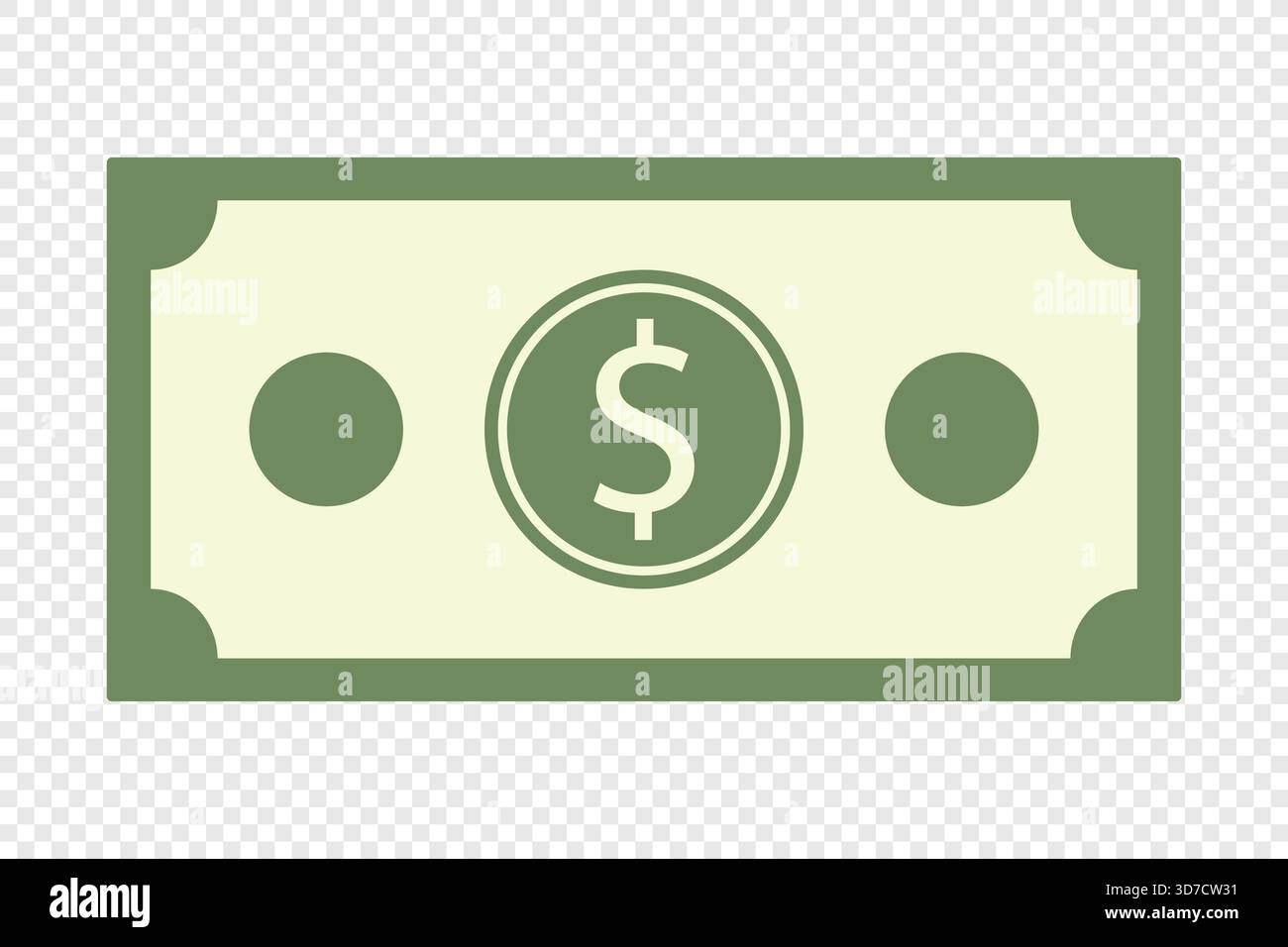 Dollar banknote flat vector illustration Stock Vector Image & Art - Alamy
