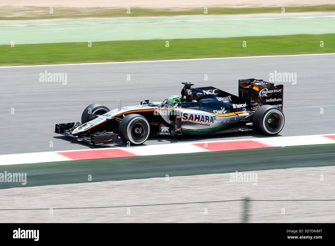 HY3DKB BARCELONA - MAY 13: Nico Hulkenberg drives the Sahara Force ...