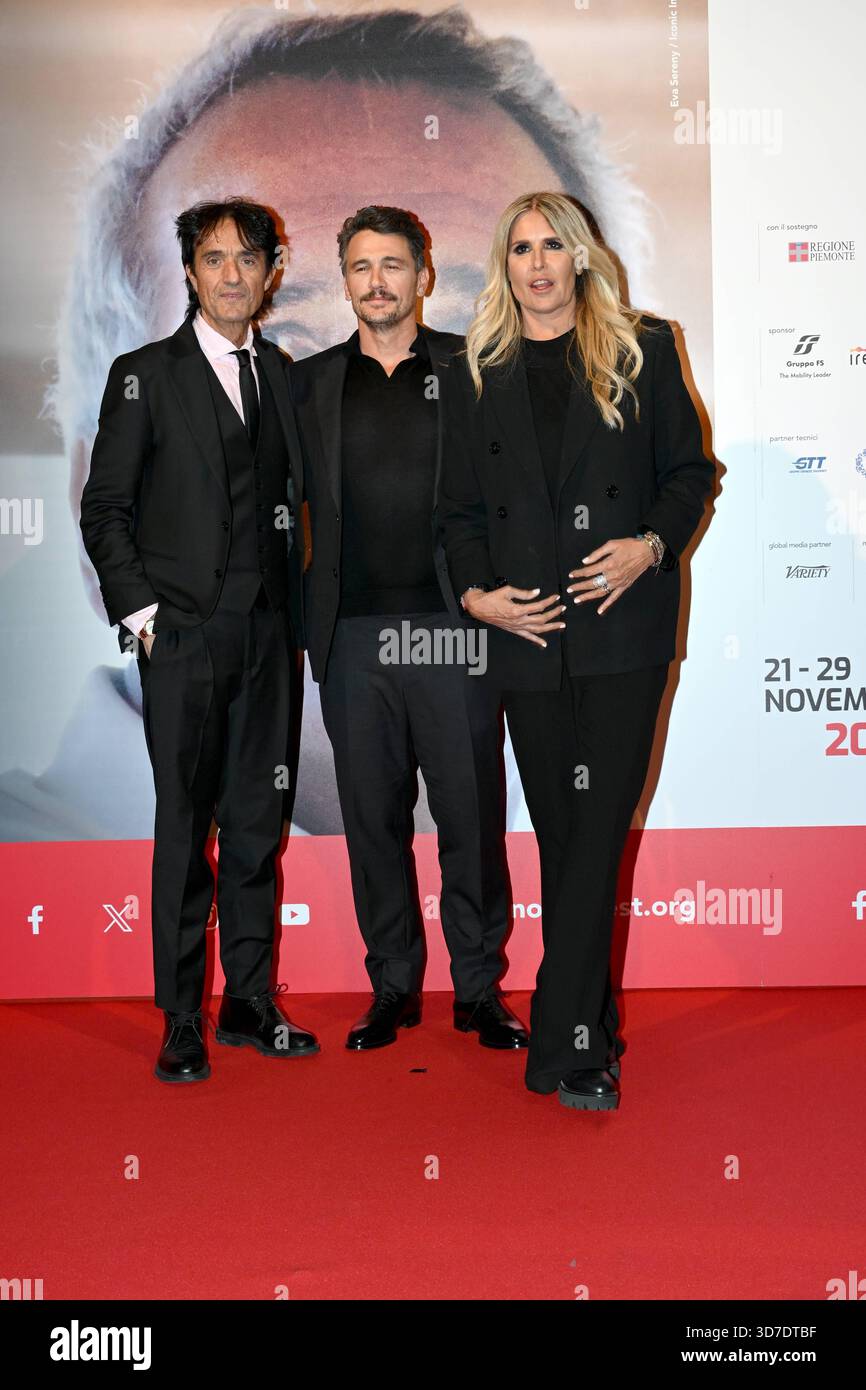 43rd Turin Film Festival 2025, Day 4 - Photocall 127 Hours. Pictured ...