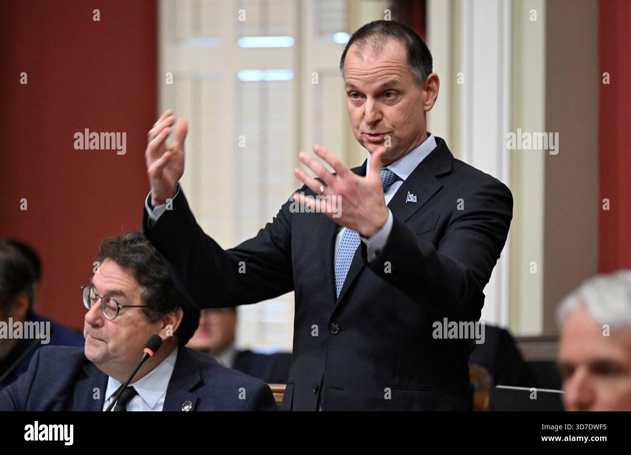 Le ministre des Finances, Eric Girard, le mercredi 1er octobre 2025 à l ...